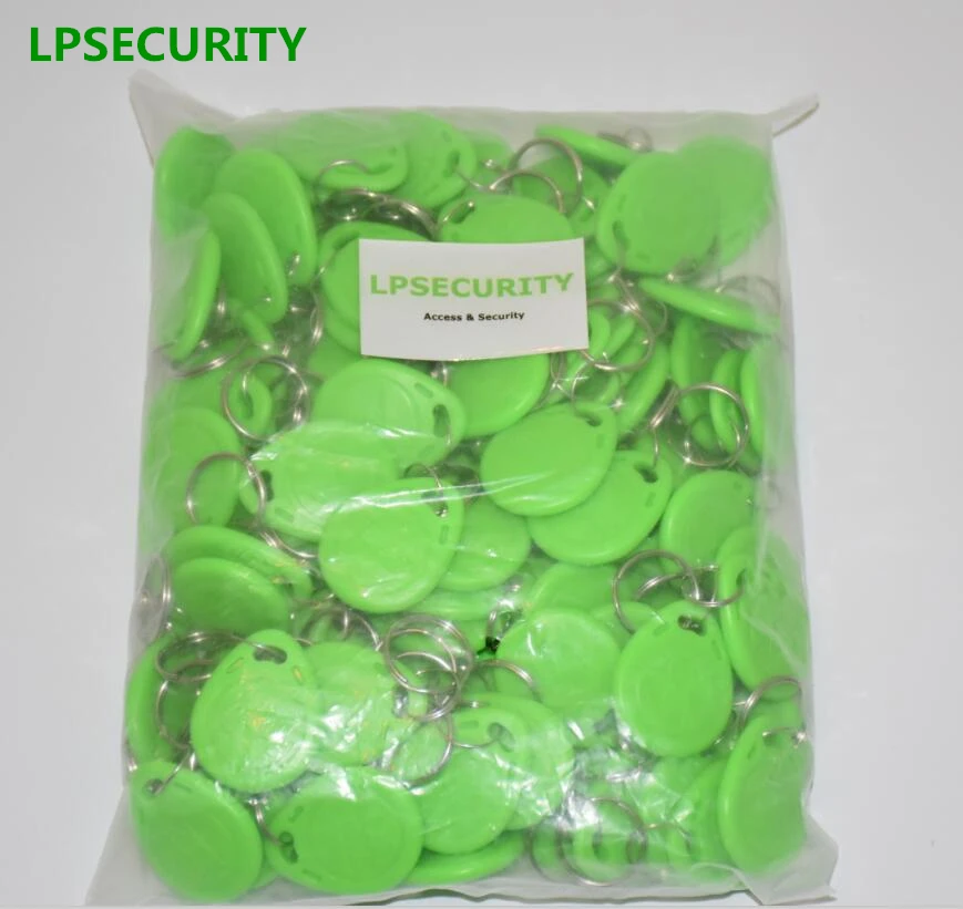 100pcs 125Khz RFID Proximity Keyfobs Ring Card RFID ID Tag Door Entry Access Control EM Key Chain Token