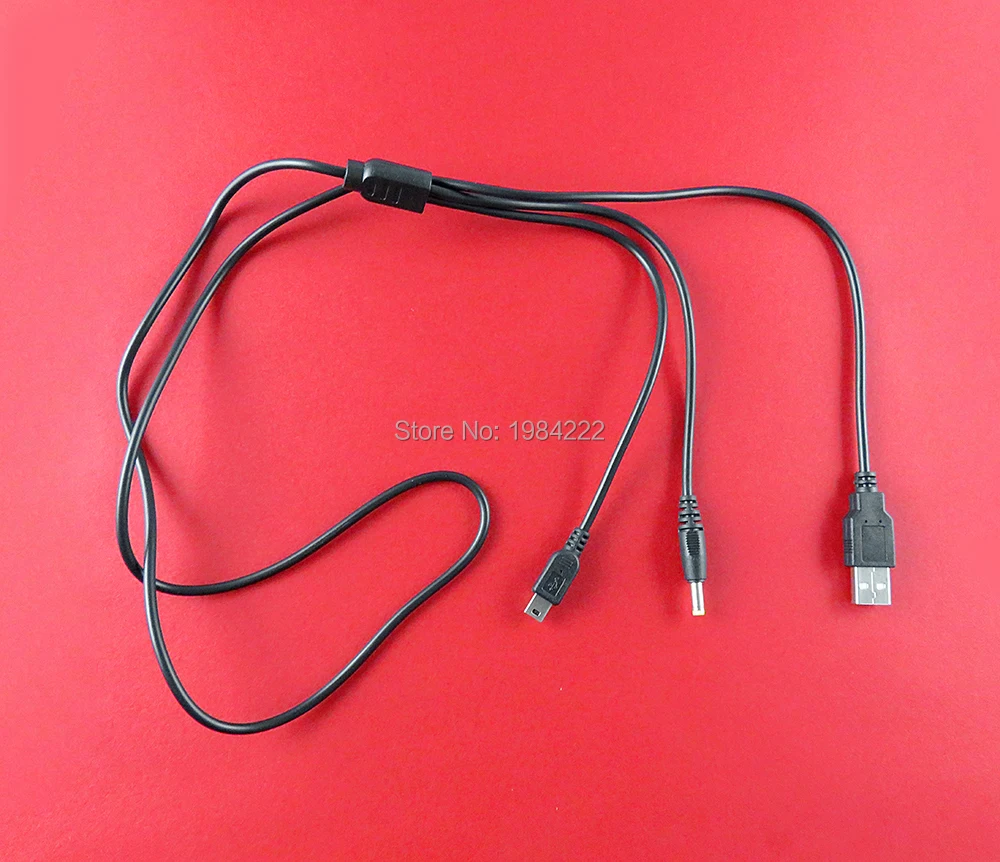 For PSP1000 PSP2000 PSP3000 2 in 1 USB 2.0 Data Transfer Sync Charge Cable Cord for Sony For PSP 1000 2000 3000 PS3 Game Console