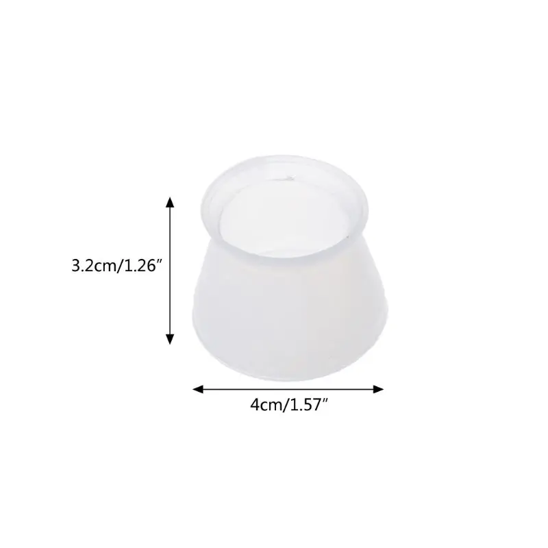 4 Ốp Ghế Chân Mũ Chân Miếng Lót Đồ Bàn Có Tầng Bảo Vệ