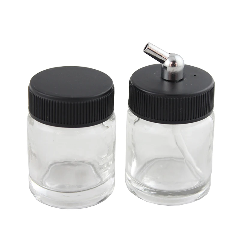 OPHIR 0.8mm pistola aerografo a singola azione con vasetti flessibili tazze per aerografo modello Hobby/Cake Decorating/T-Shirt Coloring_AC071