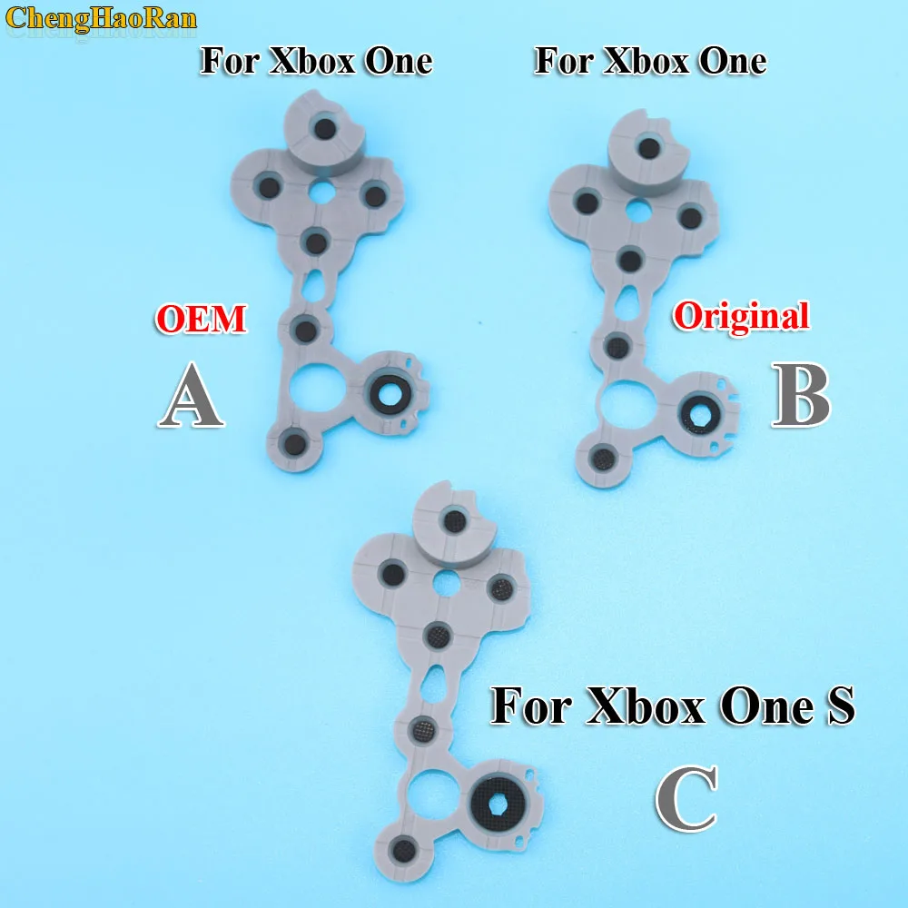 1x For Xbox One Slim Grey Original Silicon Conductive Rubber Conductive Rubber Button For Xbox One S Controller D Pad