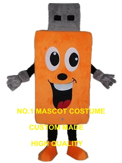 Flash Memory USB mascot costume custom cartoon character cosplay adult size carnival costume 3295