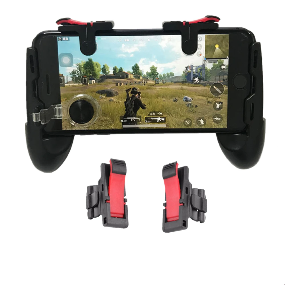 2 pièces / une paire de jeux Fire L1 R1 mute Fire extinctor Fire Game rocker for pubg Phone Game Black For Phone Accessories