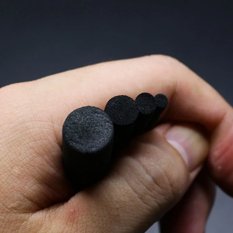 Royal Sissi Fly tying black foam cylinders 3mm 5mm 8mm 12mm round foam parachute posts floating EVA foam popper tying materials