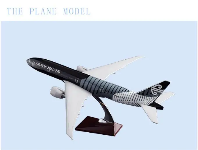 47cm Aircraft Model  Air New Zealand Boeing 777 Asian A340 Airways Airplane Model Aviation Airbus Toys Gifts Collection Gift