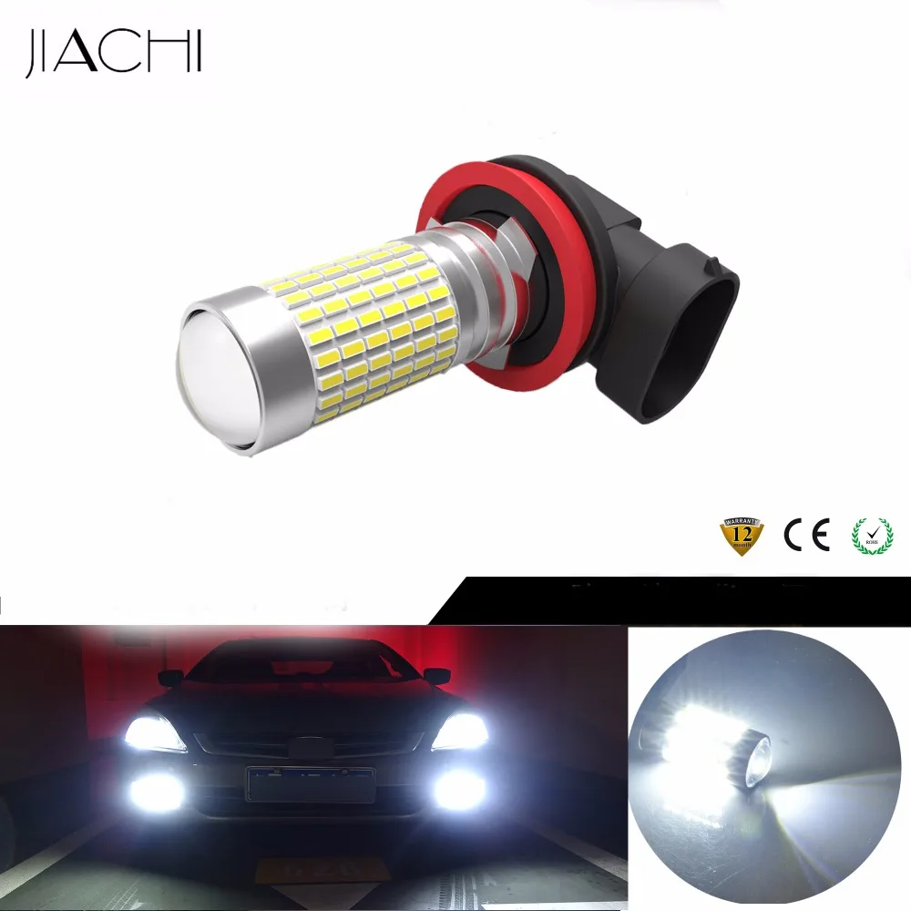 

JIACHI 50PCS Auto H8 H16 H11 H7 Led Bulb Fog Lamp 9006 HB4 9005 HB3 Car DRL Daytime Running Lights White Wholesale 12-24V 1400LM