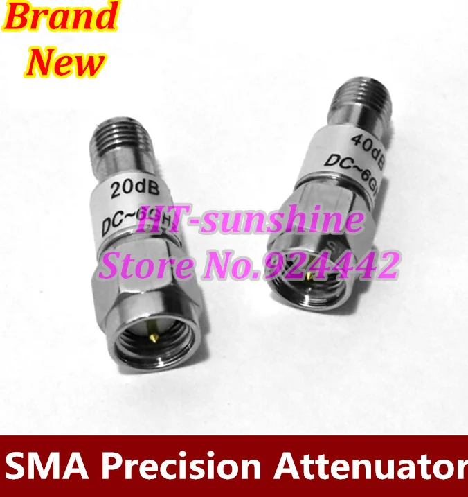 

1PCS/LOT 20dB DC-6GHz2w SMA Precision Attenuator RF Coaxial Attenuator