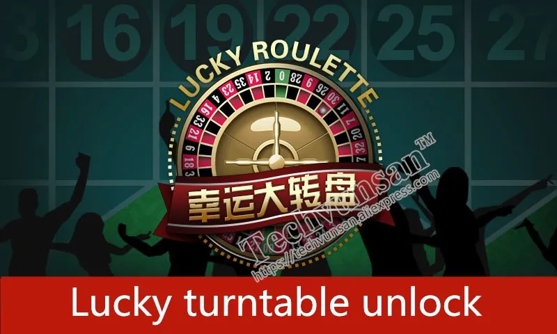 

Full of interest Lucky disk Turntable unlocking mechanism roulette Takagism adventure game real life human chamber room escape