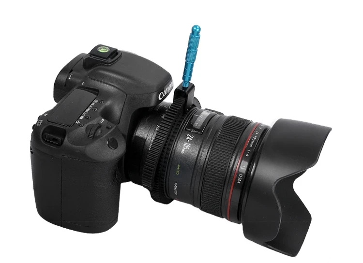 2 X SLRกล้องเลนส์มุ่งเน้นจับโฟกัส/ซูมแหวนก้านด่วนโฟกัส