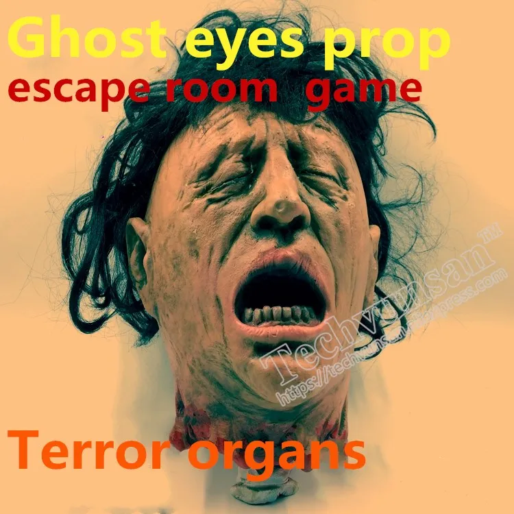 terror ghost eyes prop  horror theme props Put the monster eyes back to unlock takagism game Real life room Escape Room prop