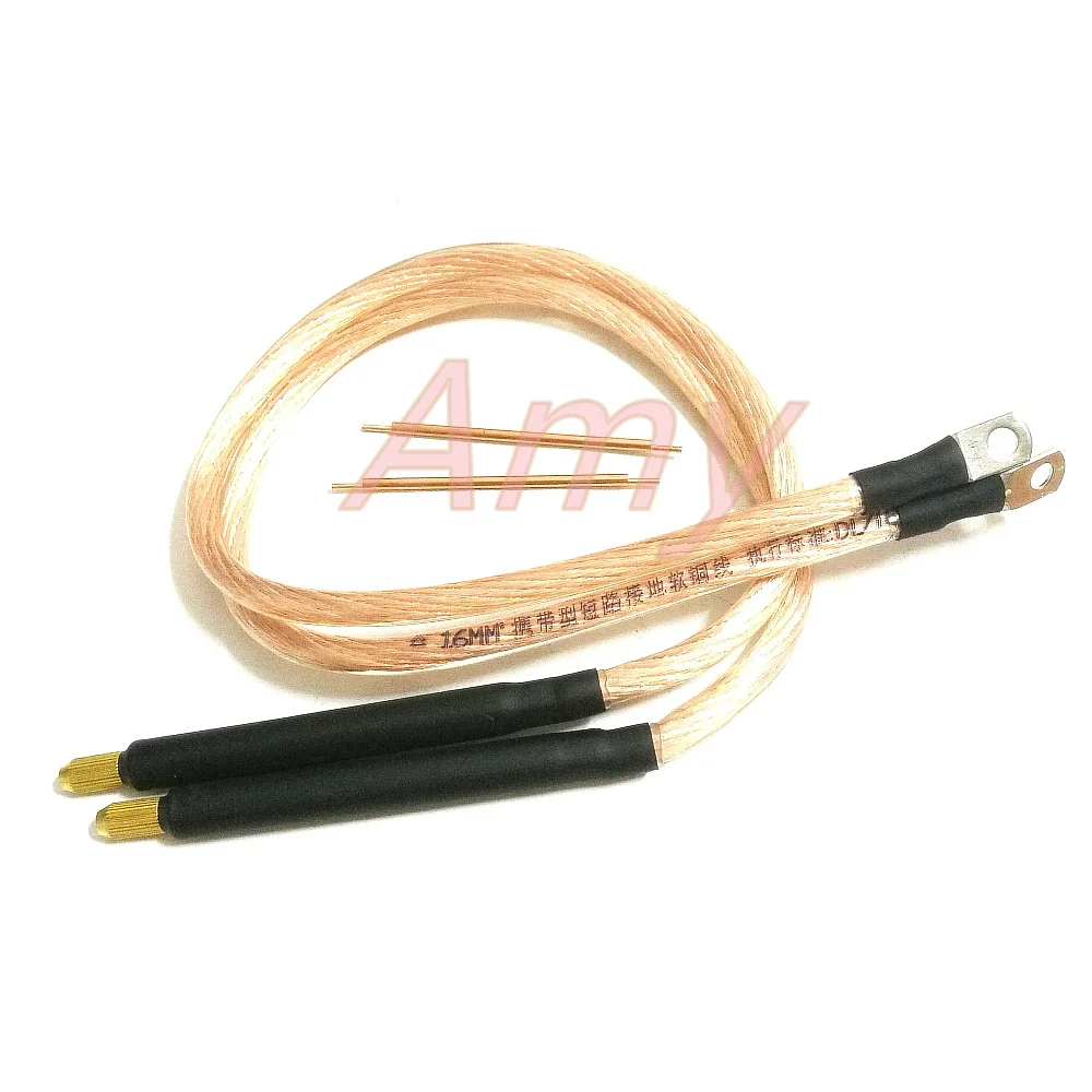 Spot welding needle for hand held spot welding of 18650 battery welder