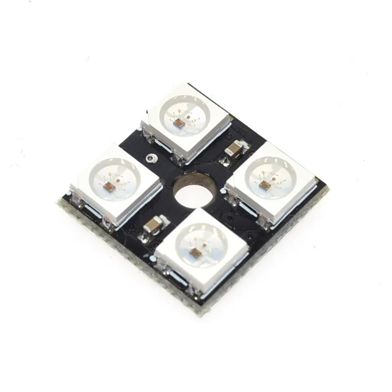 1PCS WS2812B board 2*2 4-Bit Full Color 5050 RGB LED Lamp Panel Light For Arduino