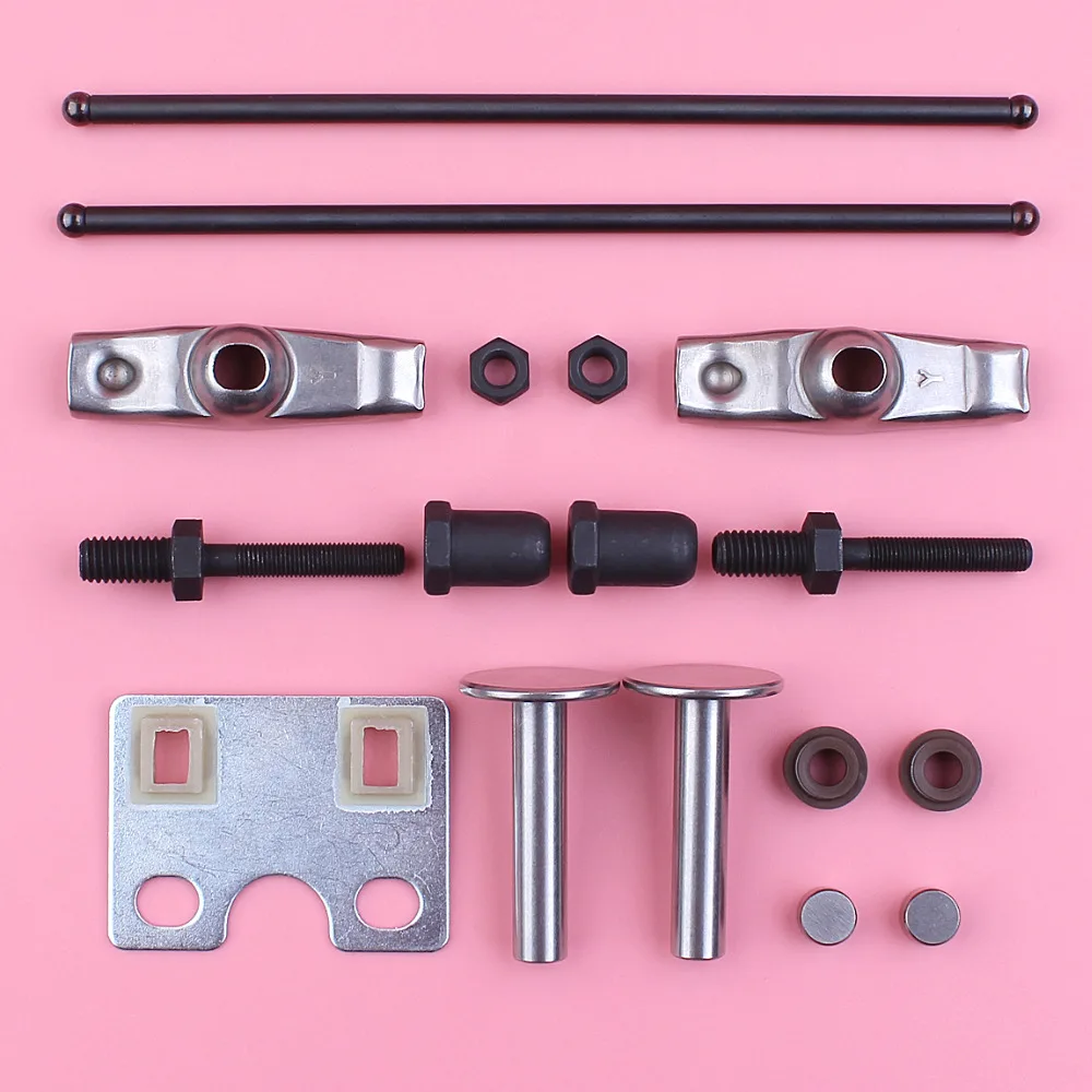 Valve Push Rod Guide Plate Rocker Arm Lifter Stem Seal Kit For Honda GX390 13HP GX 390 Engine Spare Part