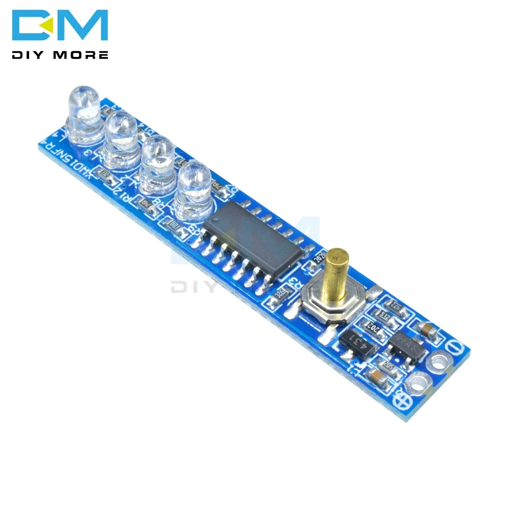 1S/2S/3S/4S Lithium Battery Capacity Indicator LED Display Board Power Level Indicator For 1/2/3/4pcs 18650 Lithium Battery DIY
