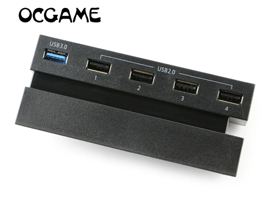 OCGAME High Quality Expanded Extra for PS4 USB Hub 5 Ports Slot Console Video Games