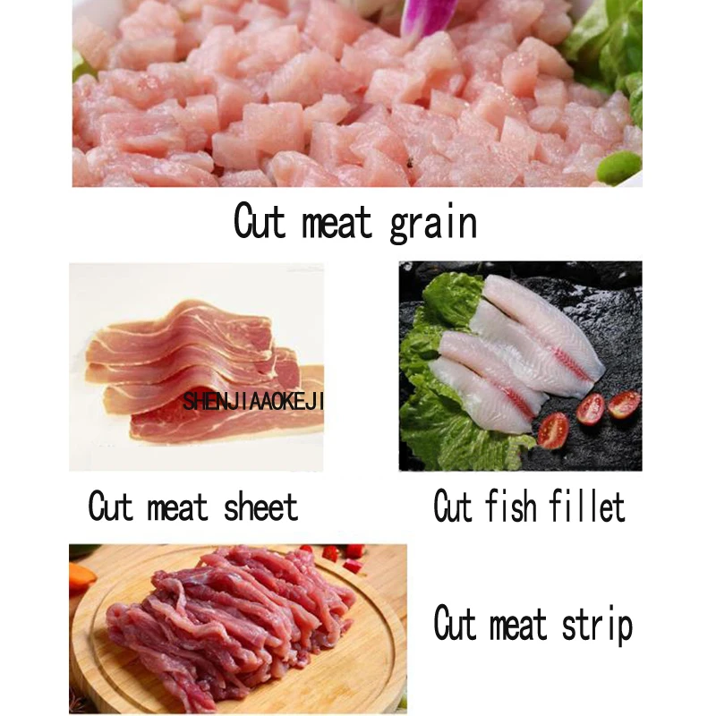 

TR-260 Desktop slicer fresh meat slicer food processing cutting machine stainless steel meat slicer cutter 220V 550W