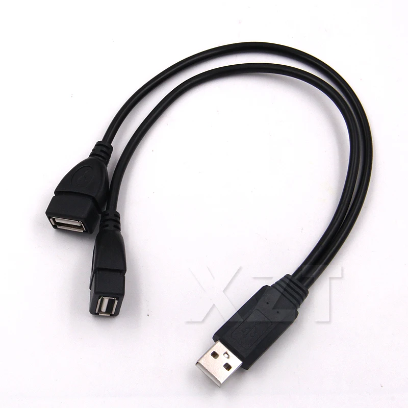 Wholesale Price USB 2.0 A 1 male to 2 Dual USB Female Data Hub Power Adapter Y Splitter USB Power Charging Extension Cable Cord