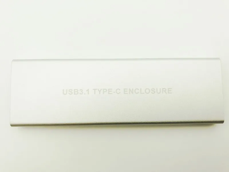 Usb3.1 hdd 케이스 nvme pcie hdd 인클로저 m.2-usb 유형 c 3.1 m 키 ssd 하드 디스크 드라이브 케이스 데스크탑 pc 용 외부 모바일 박스