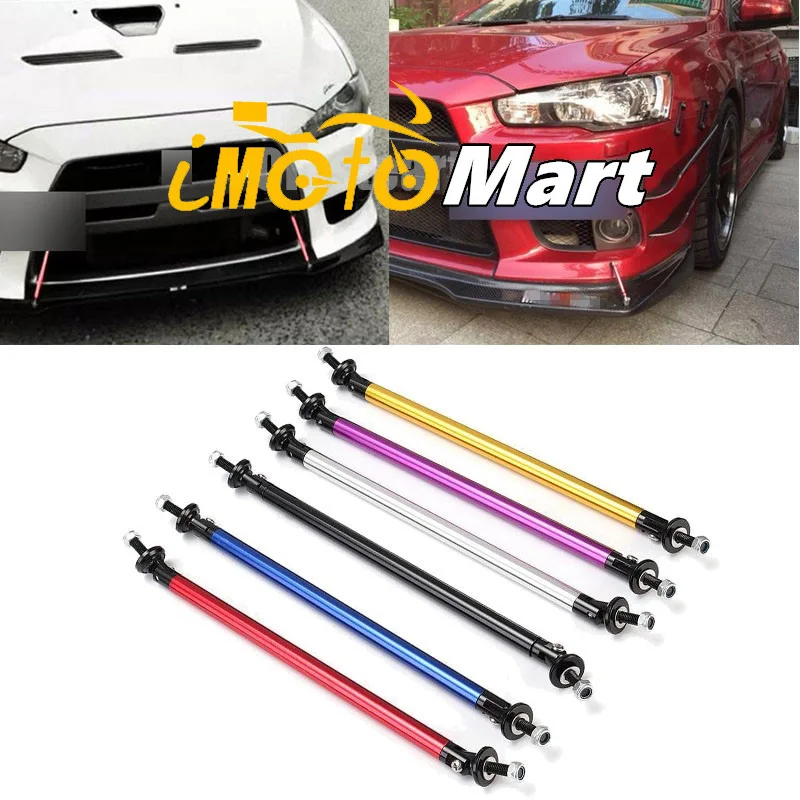 Aluminum Alloy Universal Car Auto SUV  Front Rear Bumper Lip Splitter Spoiler Strut Rod Tie Support Bar 10cm 15cm 20cm