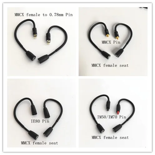

custom Mmcx female to 0.78mm/im50/ie80 pin