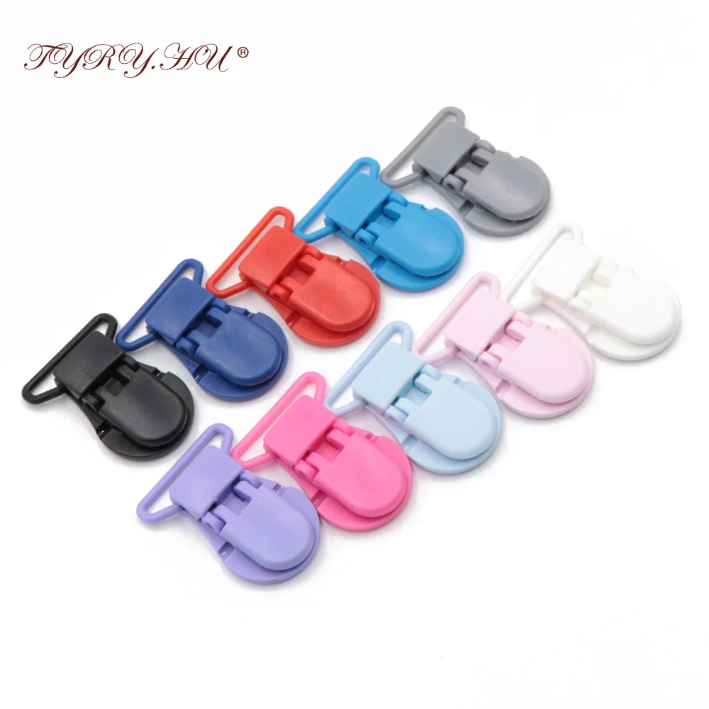 TYRY.HU 5Pcs Multicolor  Multifunction Gourd Shape Pacifier Clips Anti-Off Dummy Soother Clip Non-Toxic&Tasteless Baby Can Chew