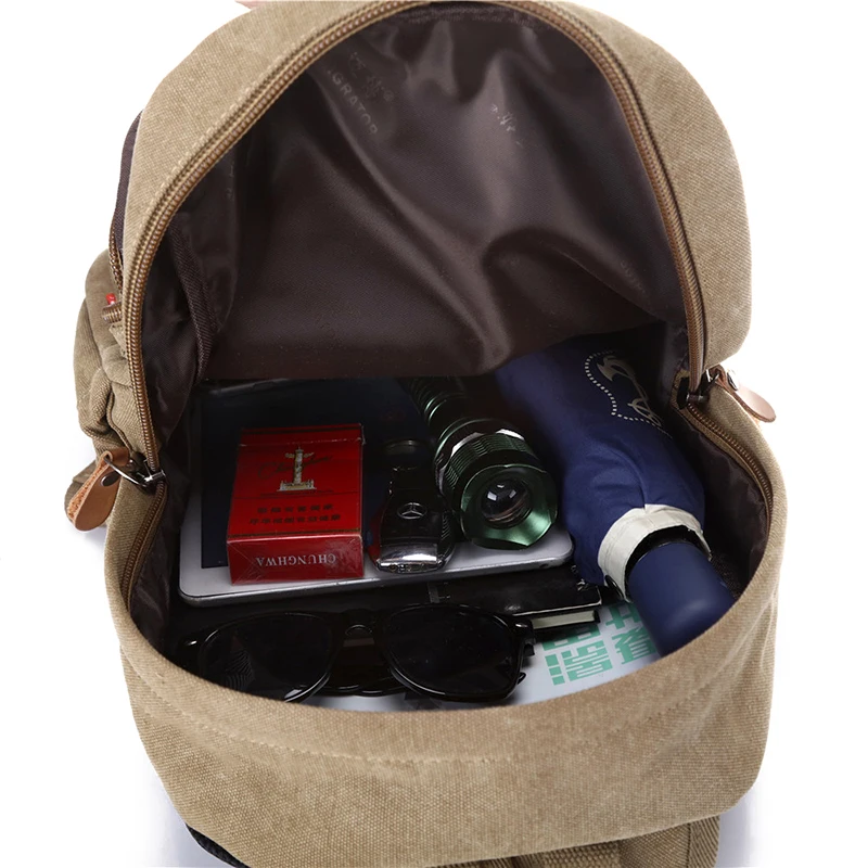 New Fashion Vintage Man\'s Backpack Travel Schoolbag Male Backpacks Men Large Capacity Rucksack Shoulder School Bags