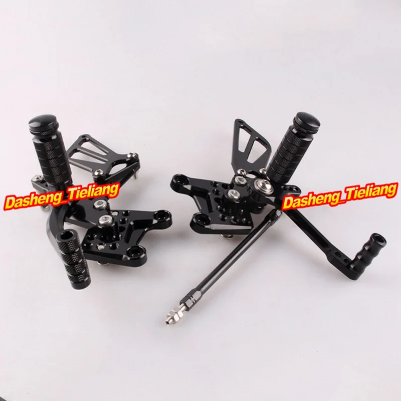 Adjustable Shift Foot Pegs Rear Set Footrests Replacement Kit For Suzuki GSXR1000 2000-2004 GSXR750/600 SV650/S k1-k4 1996-2005