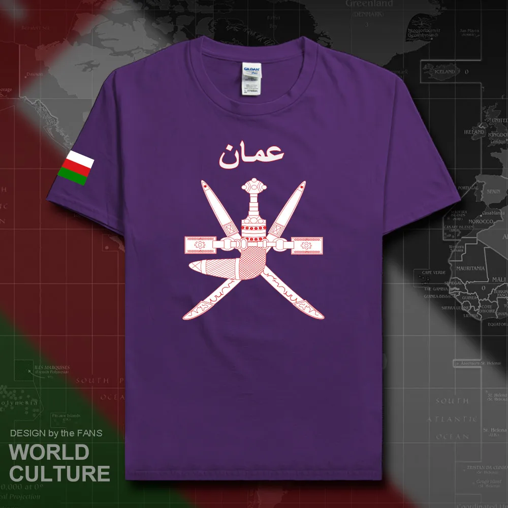 Sultanate of Oman Omani men t shirt fashion nation team 100% cotton t-shirts clothing tees country sporting flags OMN Arabic 20