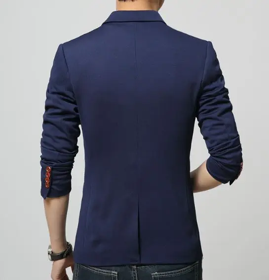 2021 Fashion Party Mens slim fit baumwolle blazer Anzug Jacke schwarz blau beige plus größe L-6XL Männlichen blazer Herren mantel hochzeit kleid