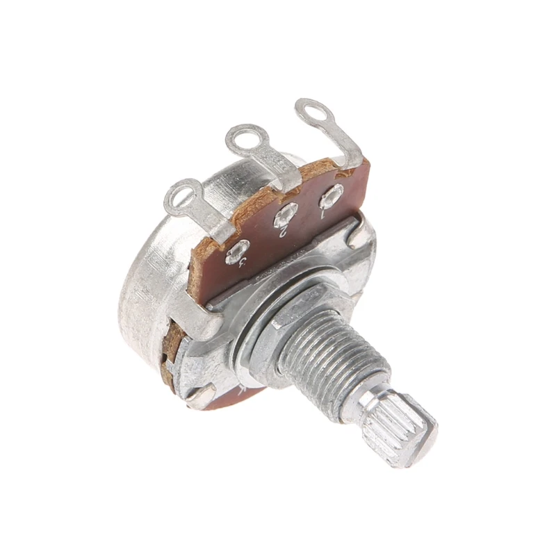 A500K OHM Audio POTS Potentiometer 24mm Base Replace for Electric Guitar