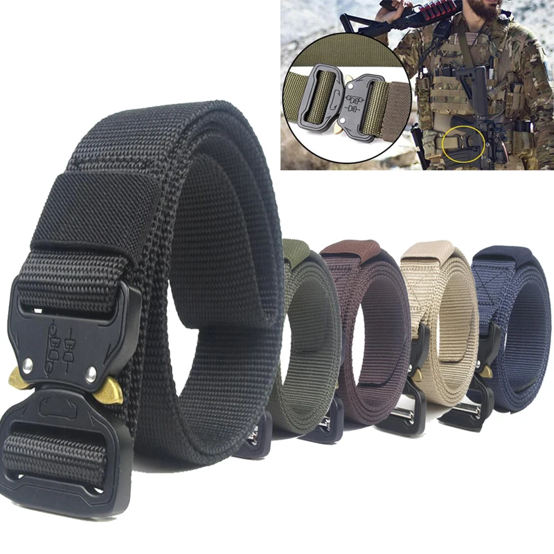 

Tactical Belt Waistband Heavy Duty Waist Belt Nylon Military Army Combat Waist support Belt Training Hunting Gear