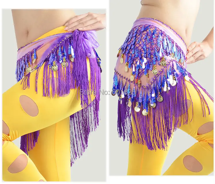 Bufanda de cadera para danza del vientre para mujer, cinturón para mujer, trajes de danza del vientre, envoltura (hs14), venta al por mayor, nuevo