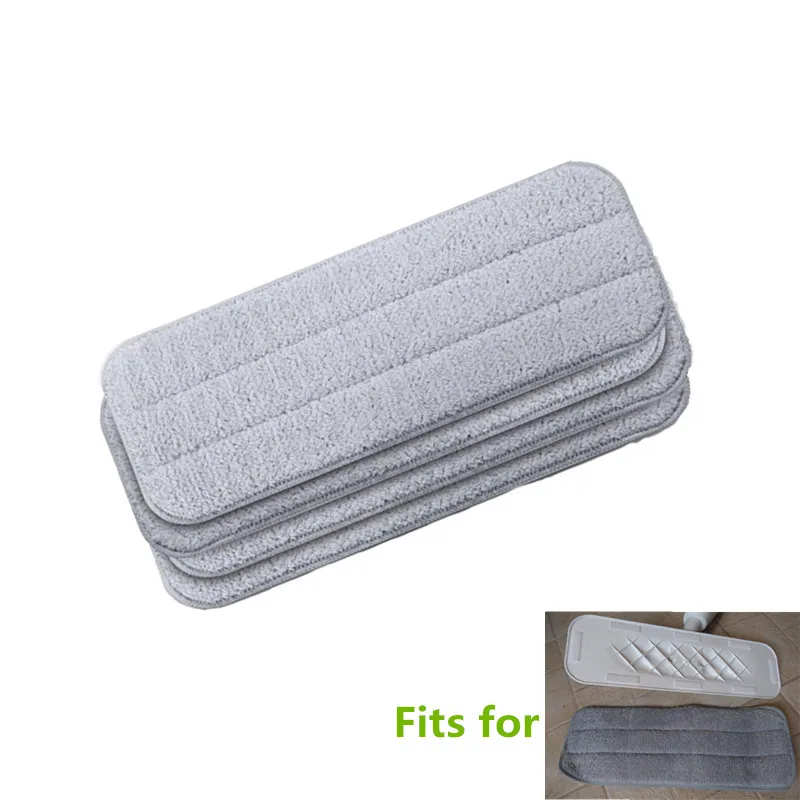 2 pcs/lot Handle Vacuum Cleaner Mop Cloths for Mi Mijia Water Spray Mop 360 Rotating Cleaning Cloth Head Wooden