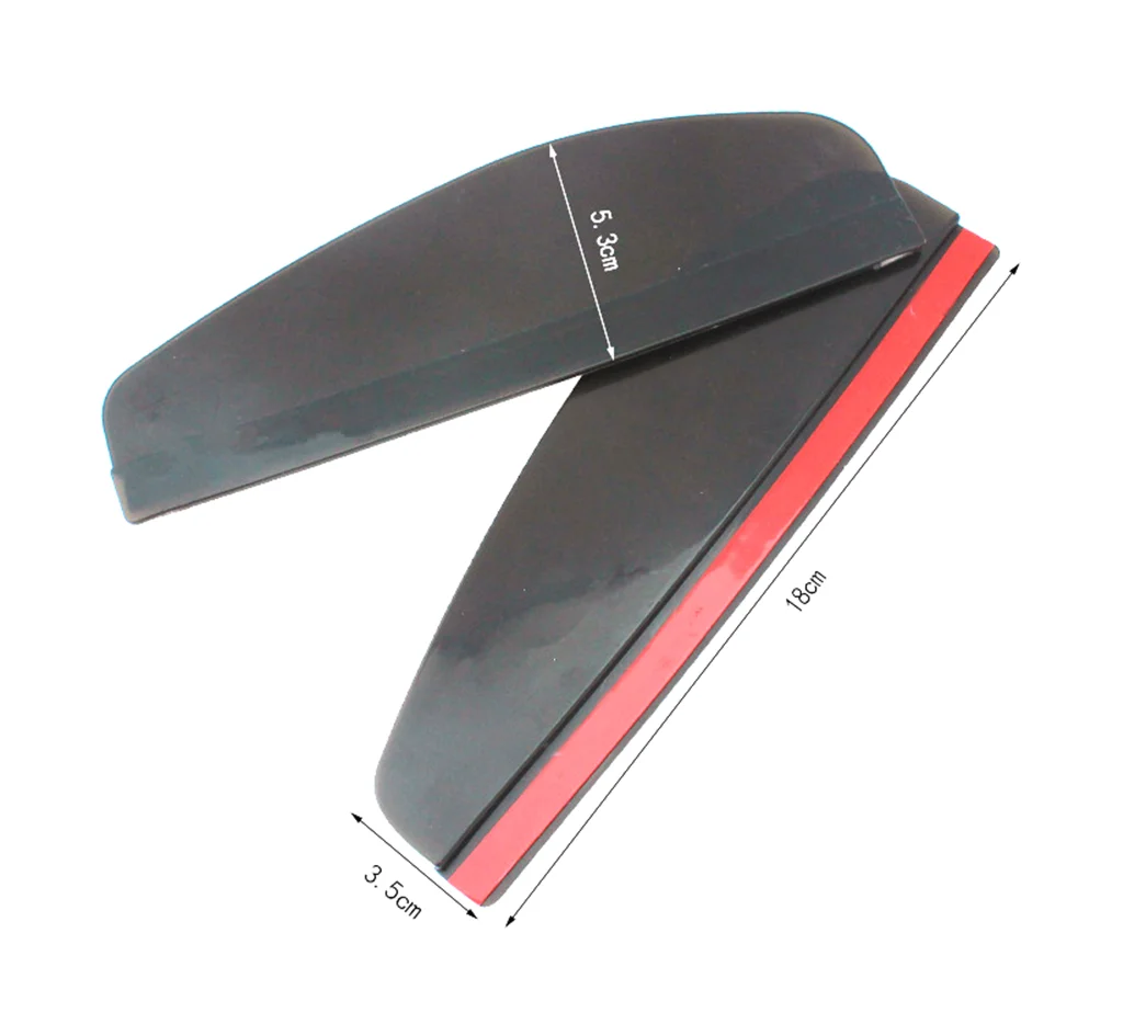 2pcs car rearview mirror rain eyebrow aid accessories for Toyota Tacoma Tercel Tiara Van Venza Yaris Hiace Prius V