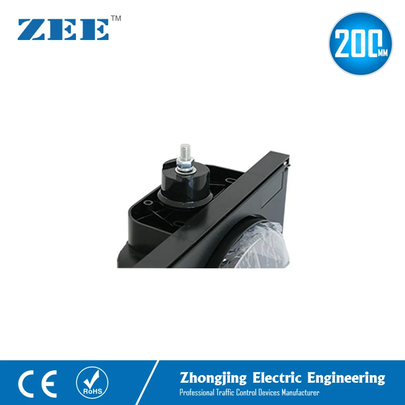 Semáforo de led, luz verde, amarelo vermelho, 200mm, 8 polegadas