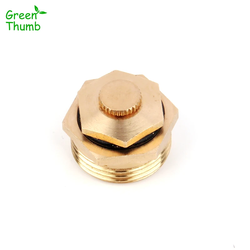 

1pc Green Thumb Brass Refraction Sprinkler 3/4 Inch Male Thread Brass Mist Nozzle Roof Cooling Water Saving 4-Hole Micro-Sprayer