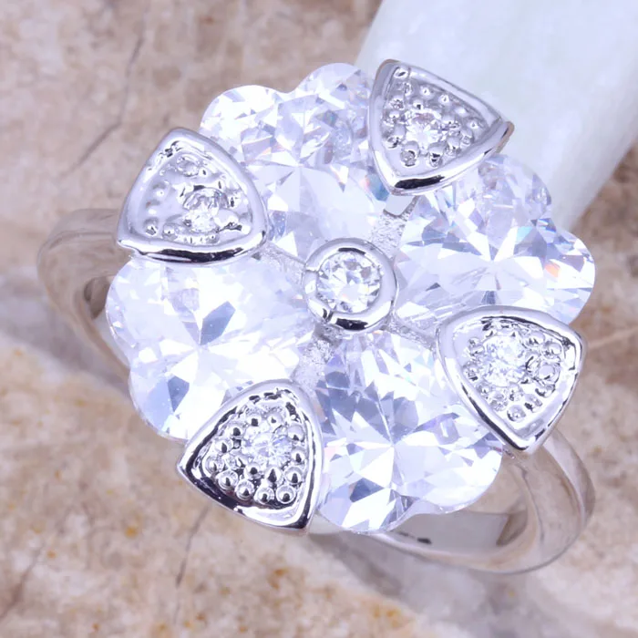 Clean White Cz Silv… - image