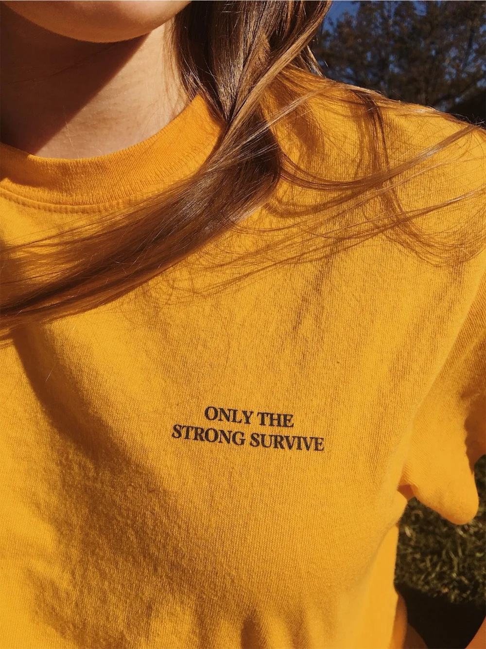 Sugarbaby Only the strong survive t shirt women fashion slogan passion tees 90s Fashion Girl gift Grunge Tumblr tops