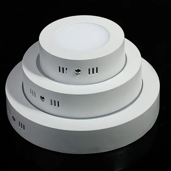 6w 12w 18w Surface Mounted LED Ceiling Panel Light Round/Square Warm/Cold White LED Ceiling Lamp For Foyer Kitchen