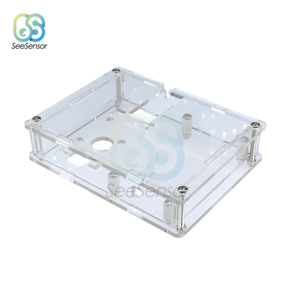 Clear Acrylic Case Shell Housing for LCR-T4 Transistor Tester Diode Triode Capacitor ESR Meter Multimeter (Only Case)