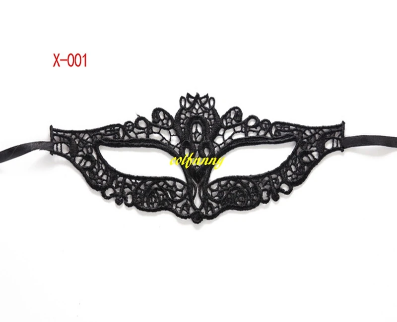 

100pcs/lot Black Sexy Lady Lace Cutout Eye Mask For Masquerade Party Fancy Dress Costume Halloween Party Fancy