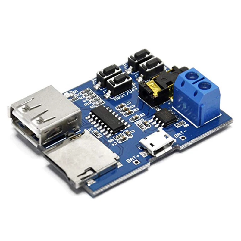 Aokin TF Card U Disk MP3 Format Decoder Board Module Amplifier Decoding Audio Player Module With Amplifier