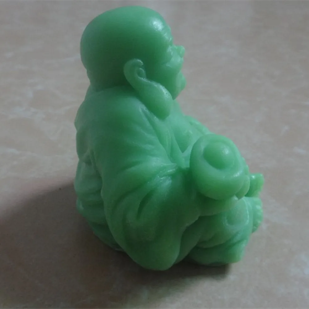 3D Buddha Candle Mold, Soap Mold,DIY Silicone Molds for Candle Making, Decorated Resin Polymer Plaster, Craft Mould