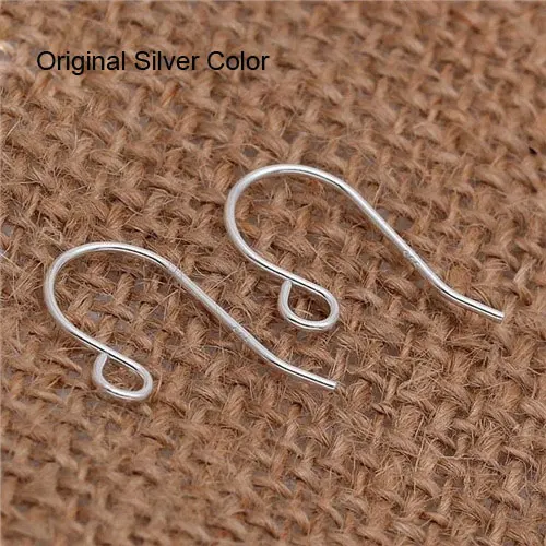 JOYMARK 20 pairs/lot 18.5*0.8mm 925 Sterling Silver Earring Hooks Ear Wire Findings Components  For DIY Jewelry Making SEA-EH009