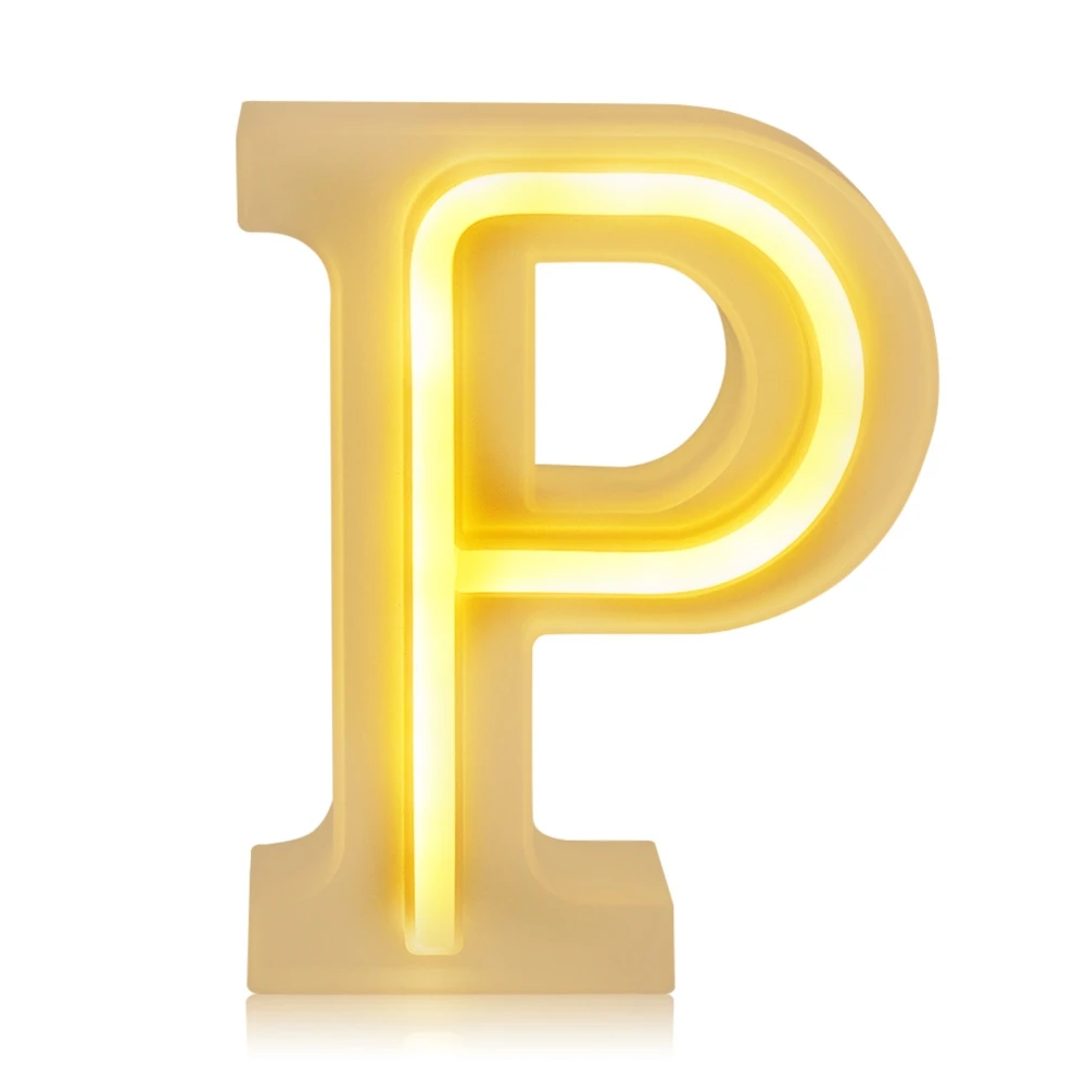 Novelty Small DIY Letter Number LED Lamp Night Light For Christmas Halloween Wedding Party Home Decoration