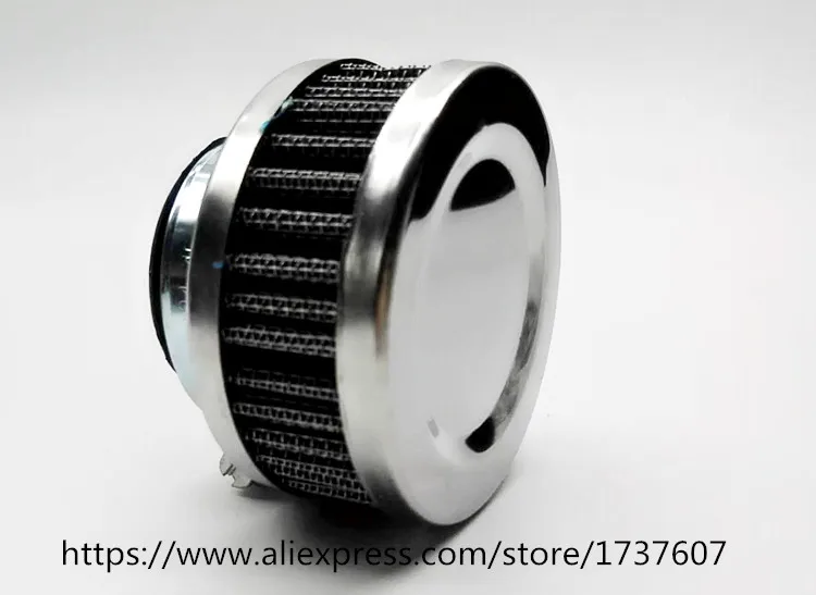 1pcs Stainless Ring Motorcycle Air Filter 32MM 35MM 38MM 48MM 54MM 60MM Cleaner For SR400  CB550 CB750 Kawasaki KZ650