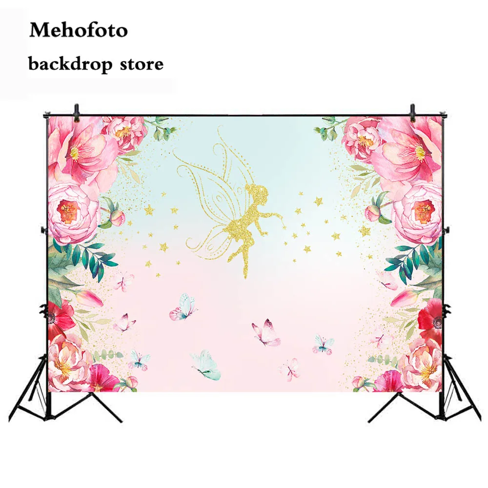 

Fantasy wonderland Photo Background Flower Newborn Baby Shower Backdrop for Photography Computer Printed 7x5ft Cloth