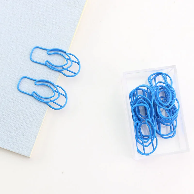 Imagem -03 - Decorativos Clipes de Papel de Metal Clog Styling Clipe de Papel Bonito Paperclip Bookmark Kawaii Office Papelaria