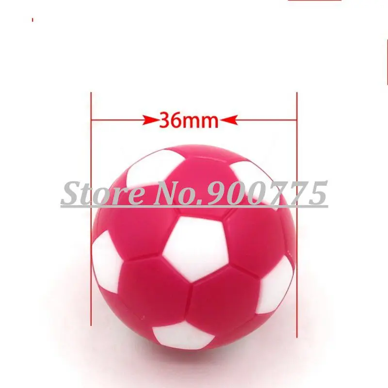 

Football balls 8 pcs Soccer Table Game Fussball Indoor Game Pink+White Family game Standard Foosball table