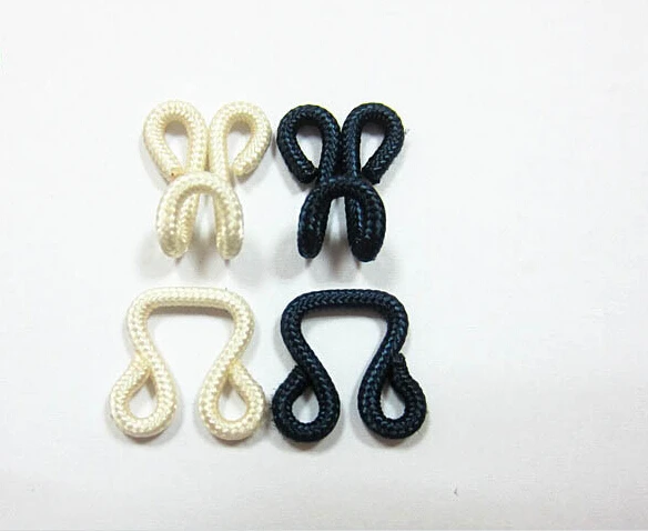 100 Sets Black White S M L Fabric Covered Hook And Eye Bra Fasteners Sew On Fur Coat coat hook fasteners